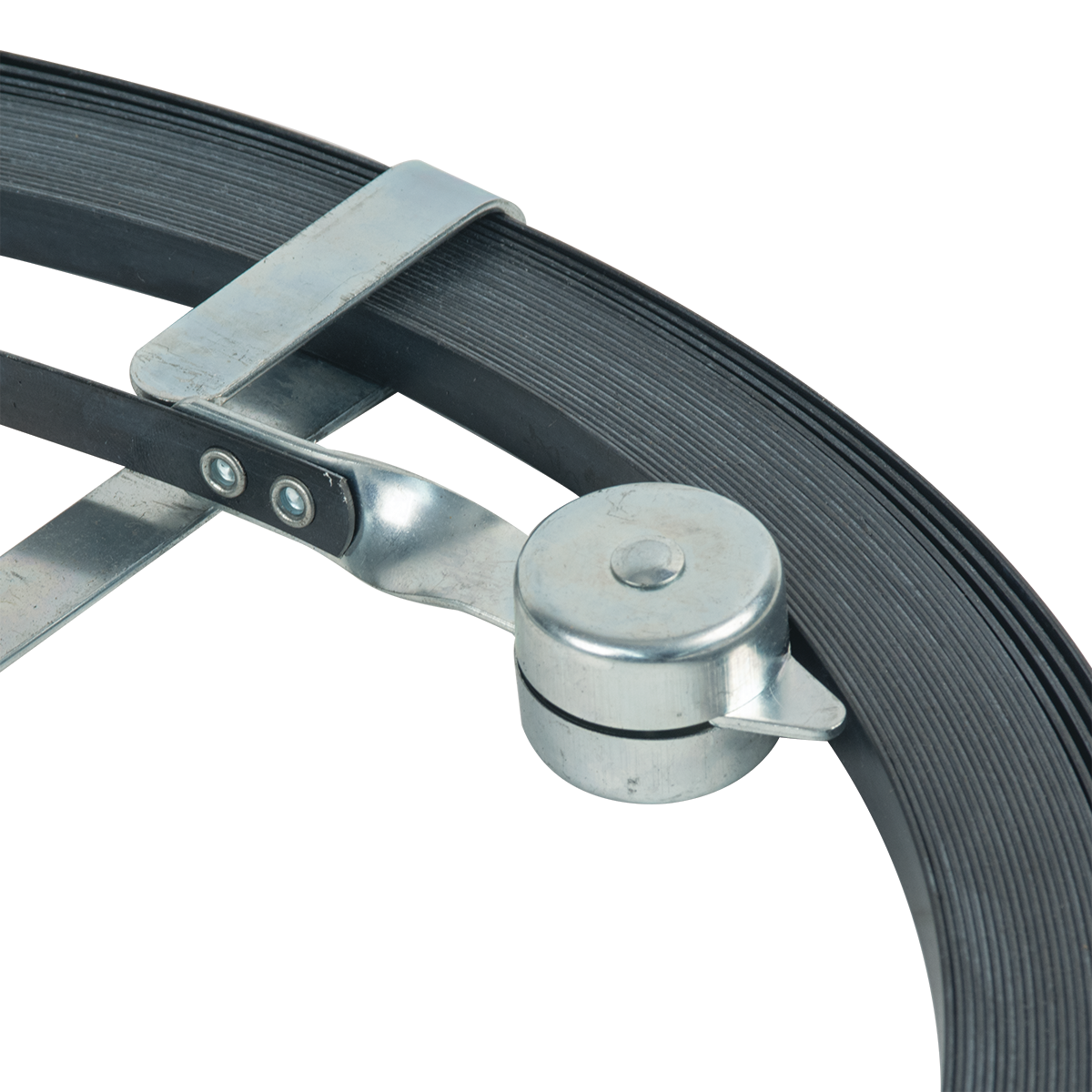 1/2 in. x 25 ft. Flat Sewer Rod with Adjustable Grip Handle - Cobra