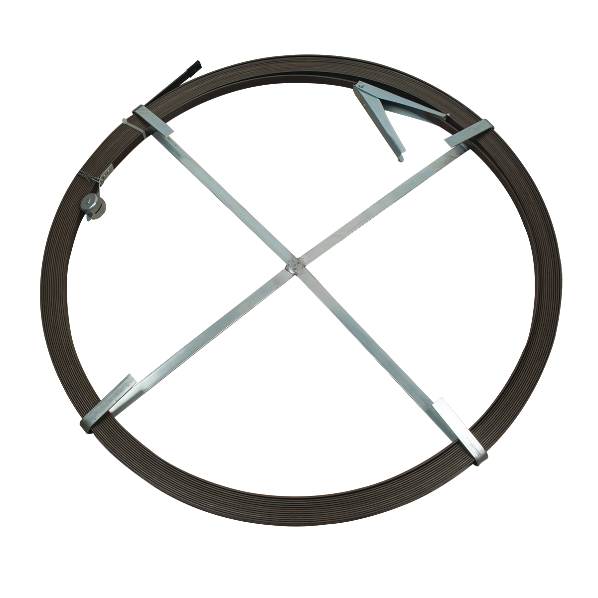 3/4 in. x 5 ft. x 1/8 in. Thick Flat Sewer Rod with Adjustable Grip