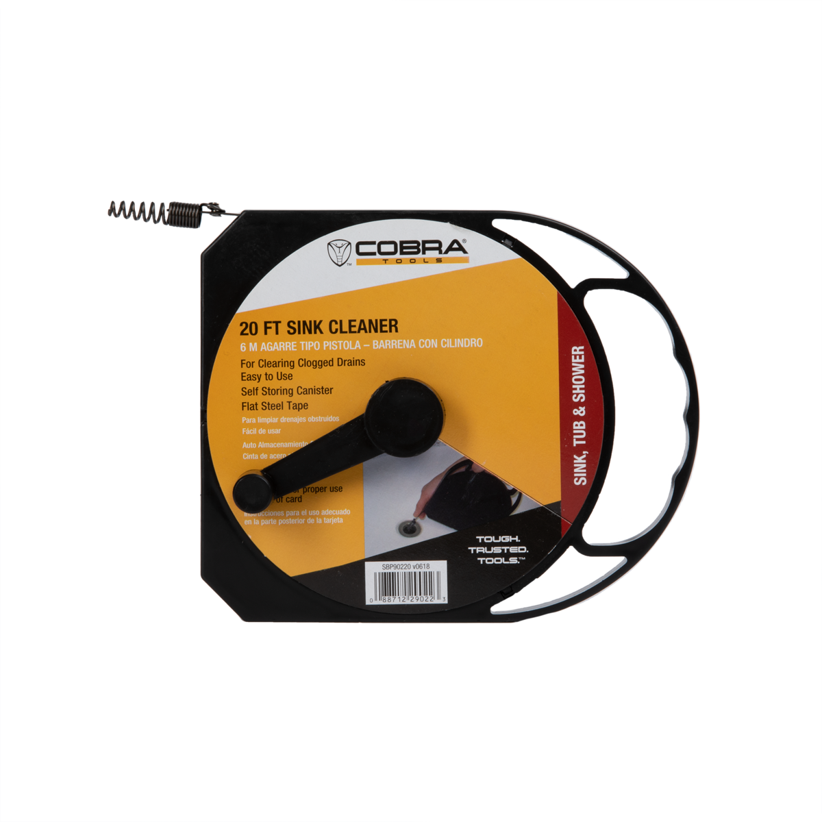 1/4 in. x 20 ft. Encased Sink Cleaner Cobra Products