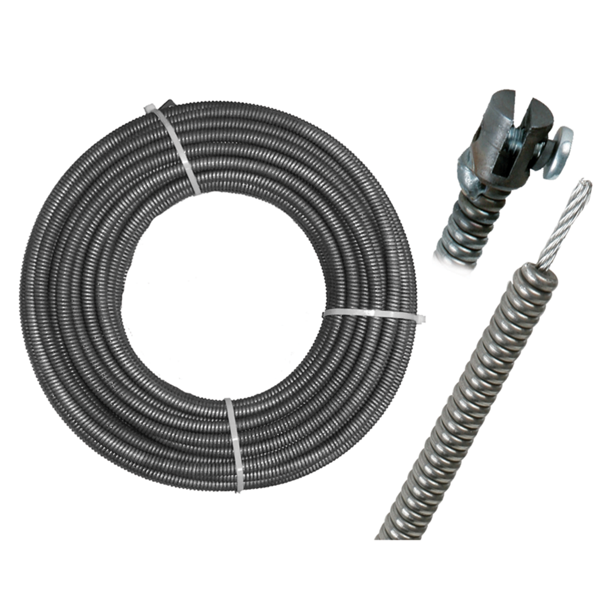 1/2 in. x 100 ft. Replacement Cable for ST4540 Cable Drum Machine
